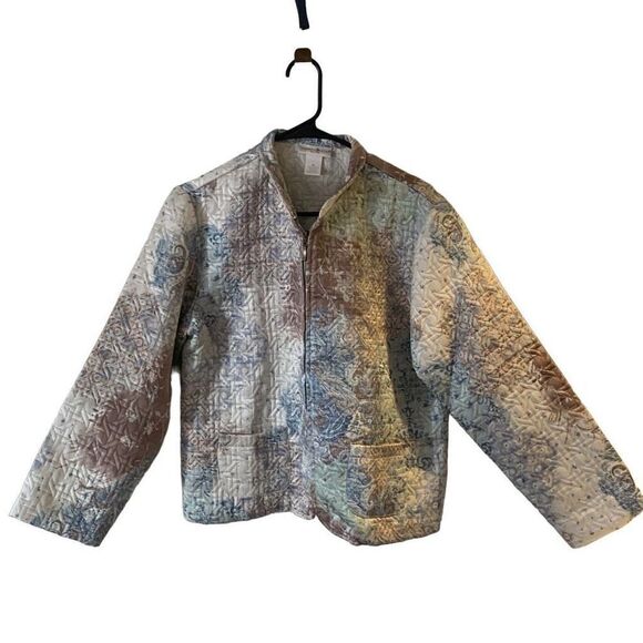 Pre Owned Women’s Preswick & Moore Petite Full Zip Jacket Sz PL Fashion Style - Picture 1 of 12